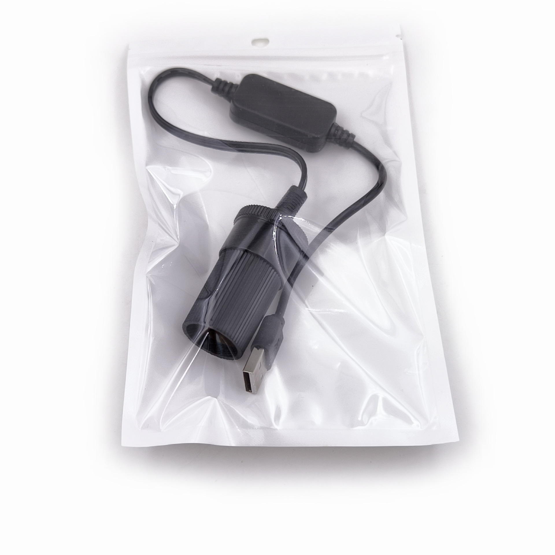 Car USB boost line 5V to 12V cigarette lighter mother seat charging treasure mobile power connection driving recorder line