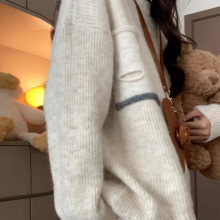 感深秋初冬针织毛衣女秋冬2025新款宽松穿搭套头内搭打底上衣