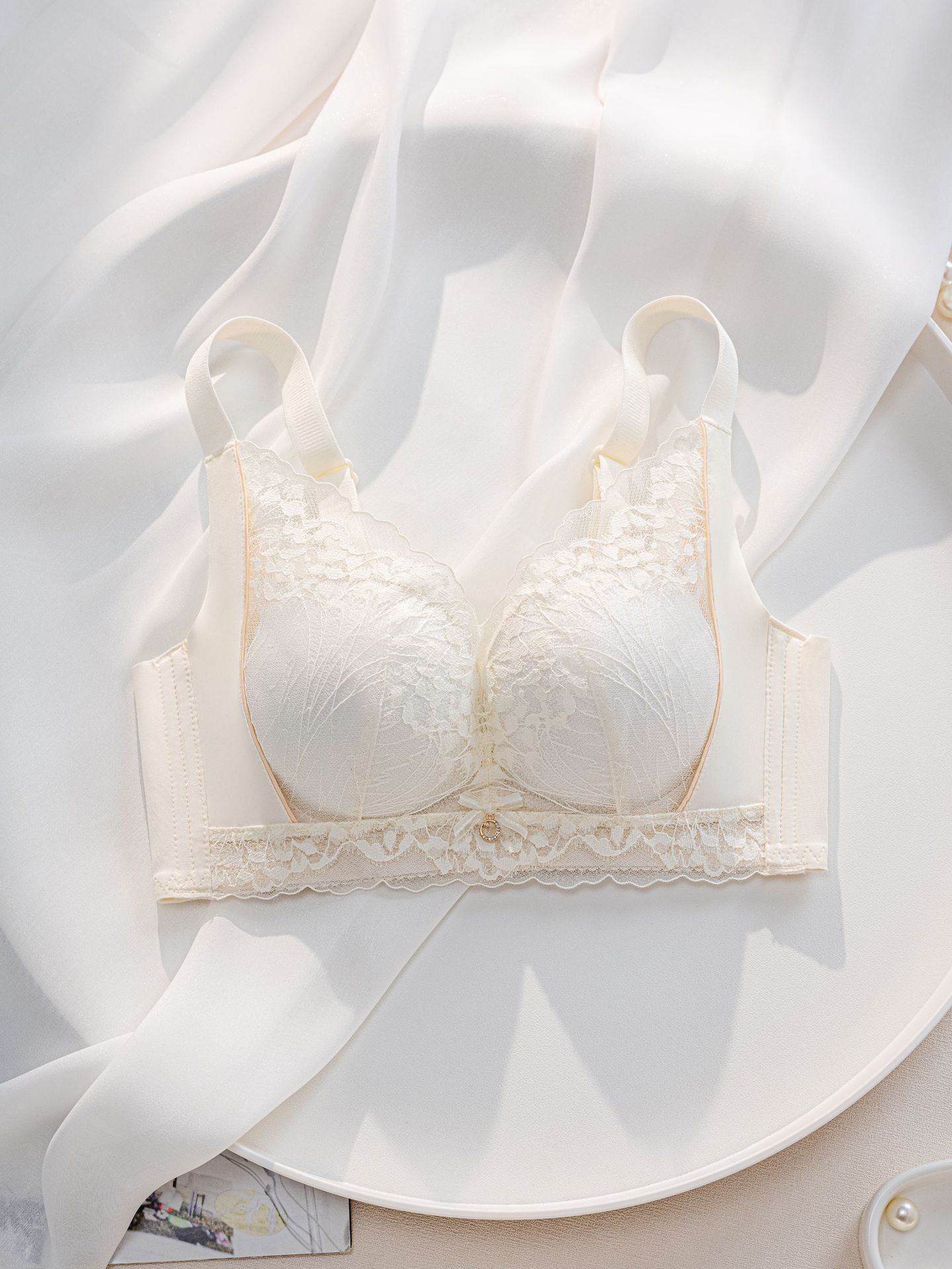 Venta directa de fábrica Comercio electrónico transfronterizo Sudeste de Asia Vietnam Tailandia Mujeres antibacterianas y nutritiva de la piel Pechos pequeños Recolección lateral sujetador