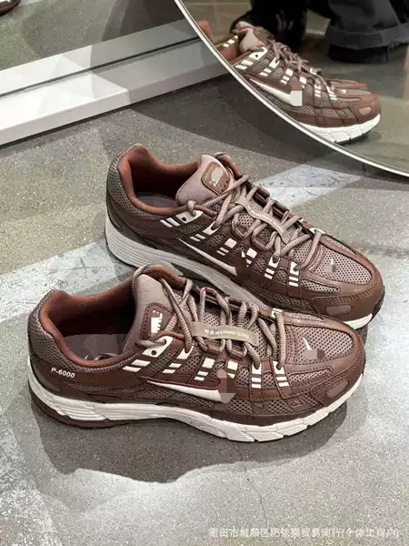 High-quality P6000 running shoes for men and women, low-top, wear-resistant, non-slip, breathable, thick-soled, height-increasing dad sneakers