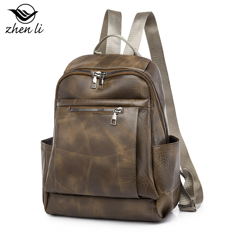 Fannt e koreanesche Versioun vu liichte Casual Rucksäck fir Fraen, multifunktionnelle Outdoor-Reesrucksak_voghion.com