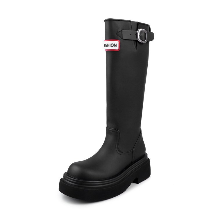 2026 nuevas botas de caballero rojas botas de invierno mujeres botas de lana no más de rodillas en stock 1 día de envío
