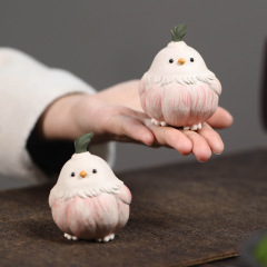 宜興紫砂茶はニンニクの鳥をかわいがります。