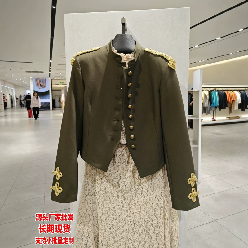 Factory wholesale women's clothing cross-border supply, Napoleon-style coat, short jacket, stylish women's clothing, elegant 1255707 Factory wholesale women's clothing cross-border supply, Napoleon-style coat, short jacket, stylish women's clothing, elegant 1255707