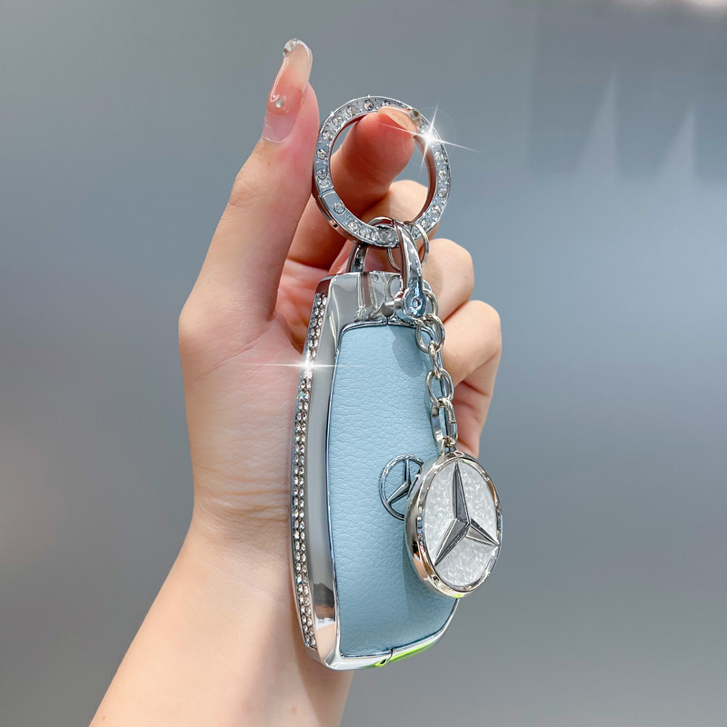 奔驰适用于e300l钥匙套c260L壳A200女gle350扣glb220glc包gla车型|undefined
