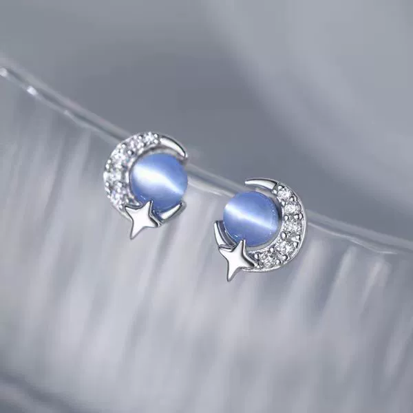 Изысканные модные серьги, кошачий глаз, тренд сезона, легкая роскошь