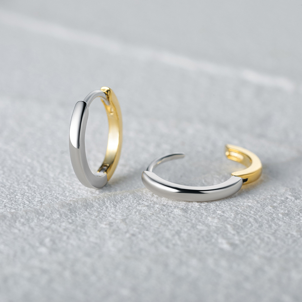 1g Weight 925 Sterling Silver Ear Needle Material Earrings Classification 1 Pair Quantity Daily Occasion 925 Sterling Silver Material Geometric Pattern All Seasons Season Women's Gender Mixed Metal Design Simple Style, IG Style Style 1 Pair 925 Sterling Silver 925 Sterling Silver Earrings Geometric Earrings 7
