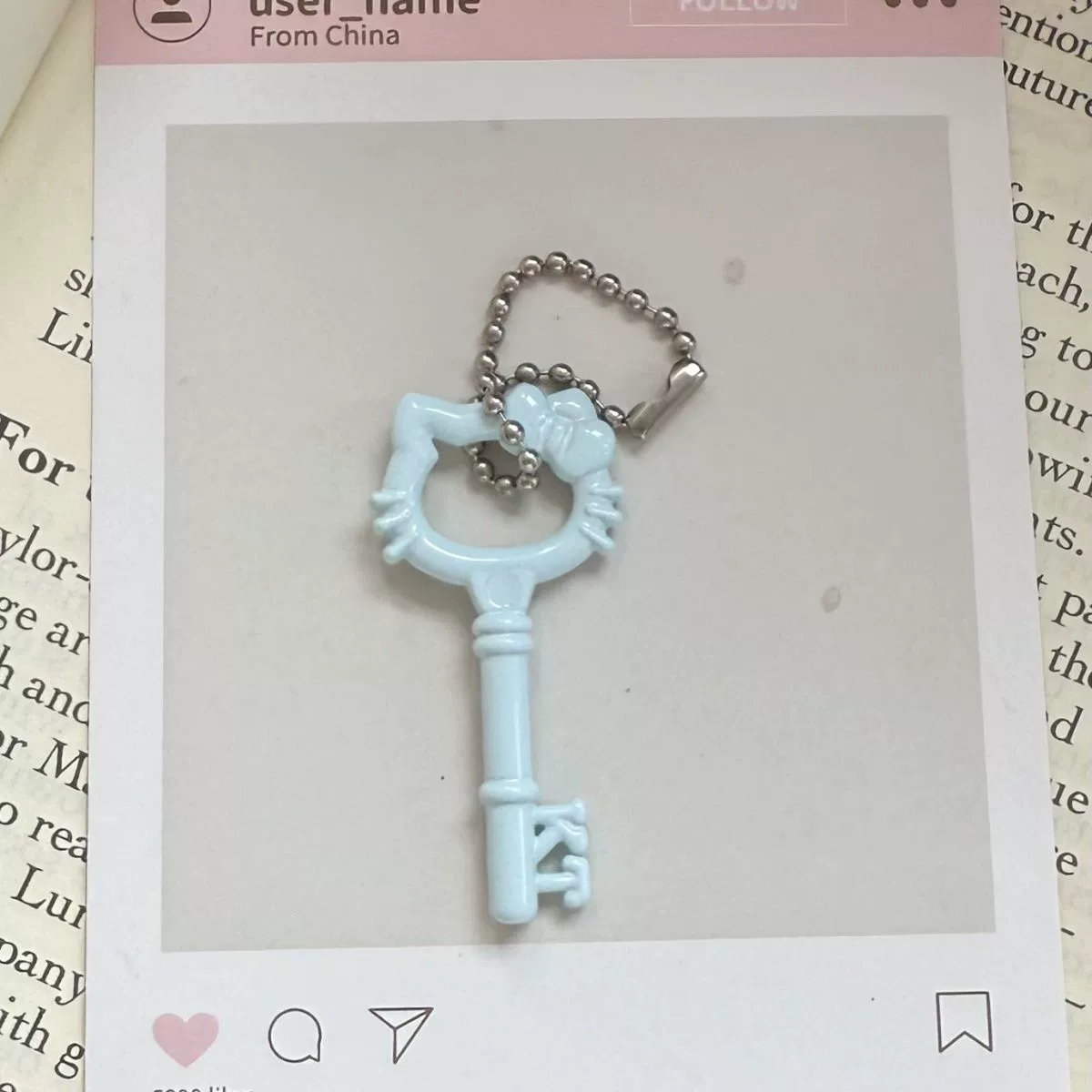 Cute Keychain Accessory, Universal Cat-Key Design, Backpack & Key Bag, Multi-Color