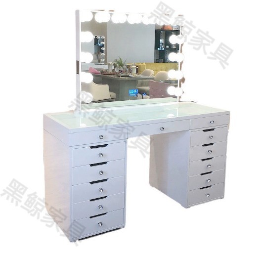 热款Amazon板式家具亚马逊欧美外贸跨境化妆桌工厂批发现代梳妆台