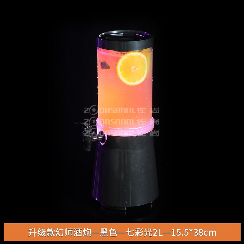 Dispensador de Cerveza Iluminado Específico para Bares, Barril de Cerveza Pequeño de 3L con Grifo, Barril de Cerveza de Barril de la Marca Internet-Famous, Venta al Por Mayor del Fabricante