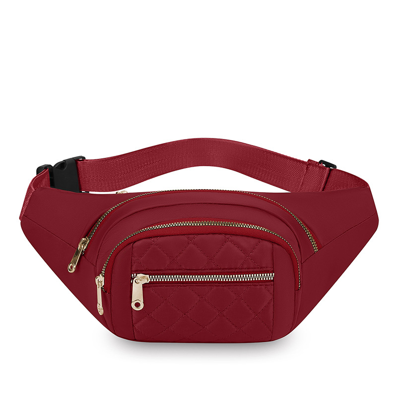 Bolso de pecho transfronterizo teléfono móvil bolso diagonal de tela Oxford europea y americana riñonera casual riñonera de lona bolso de teléfono móvil para mujer bolso deportivo