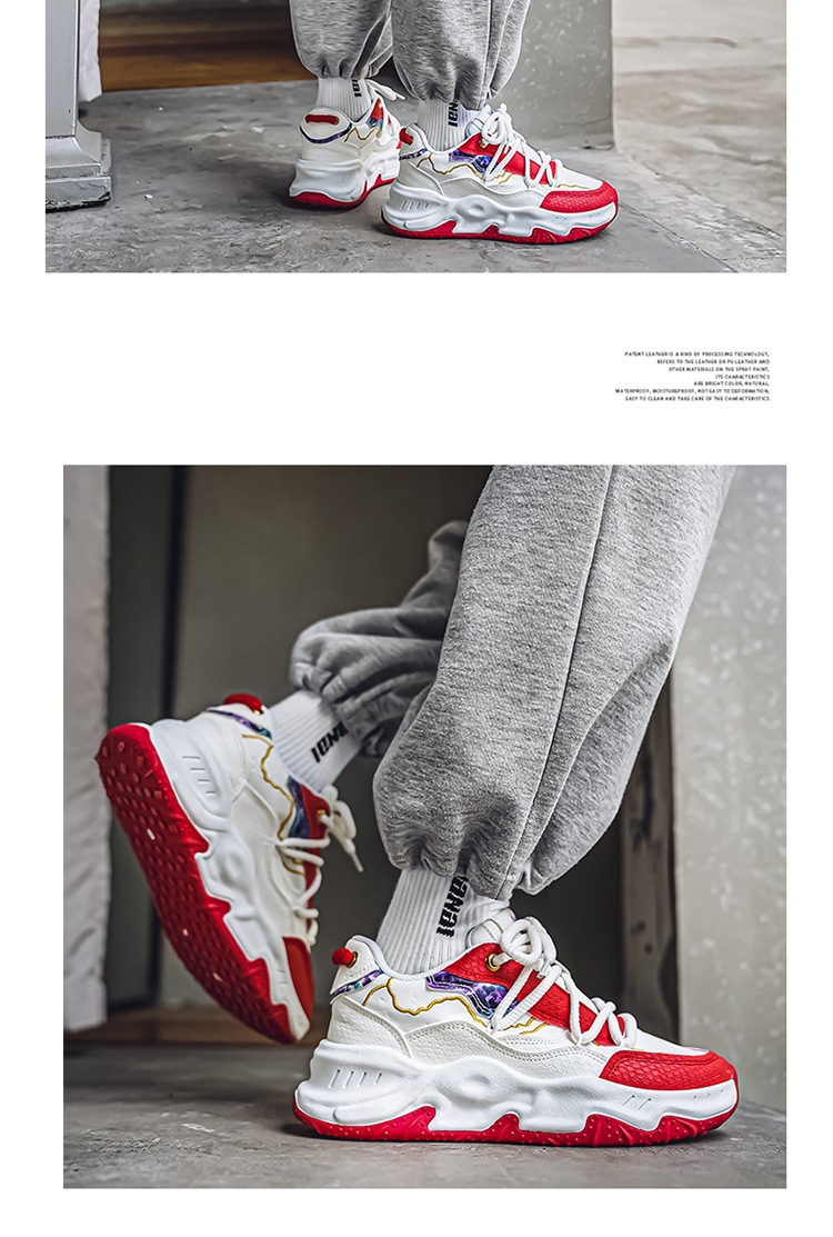 2024 herfst nieuwe lage top dikke zool vader trendy student leren gezicht niche casual sport herenschoenen_voghion.com