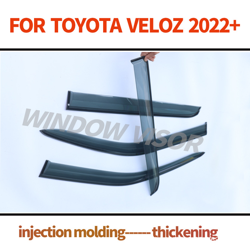 For Toyota TOYOTA Veloz 2022 Window visor Window Sunny Rain Shield Sun Visor Rain Eyebrow