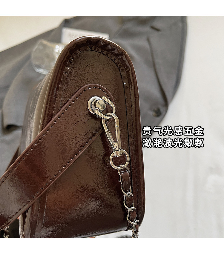 Fashionable single-shoulder bag, casual women's bag 2025 Summer new Korean style, ins style, versatile, hand-held crossbody small square bag Item Picture