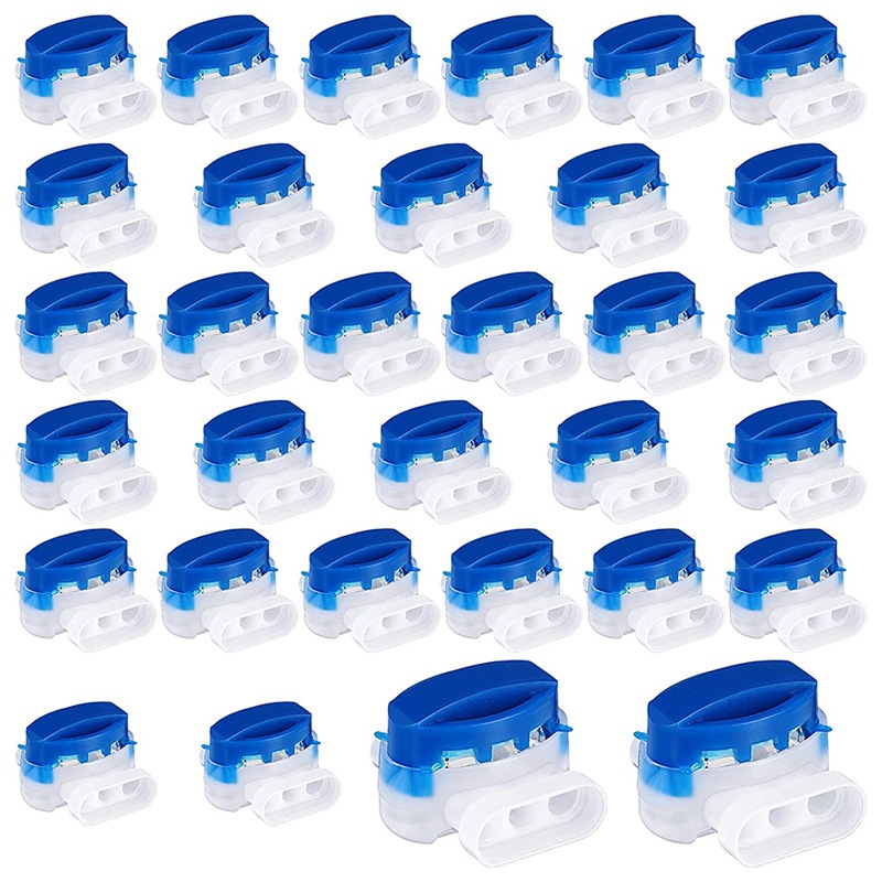 20件套22-14 Awg电缆的3线连接器自剥离尾光纤连接器机器人割草机