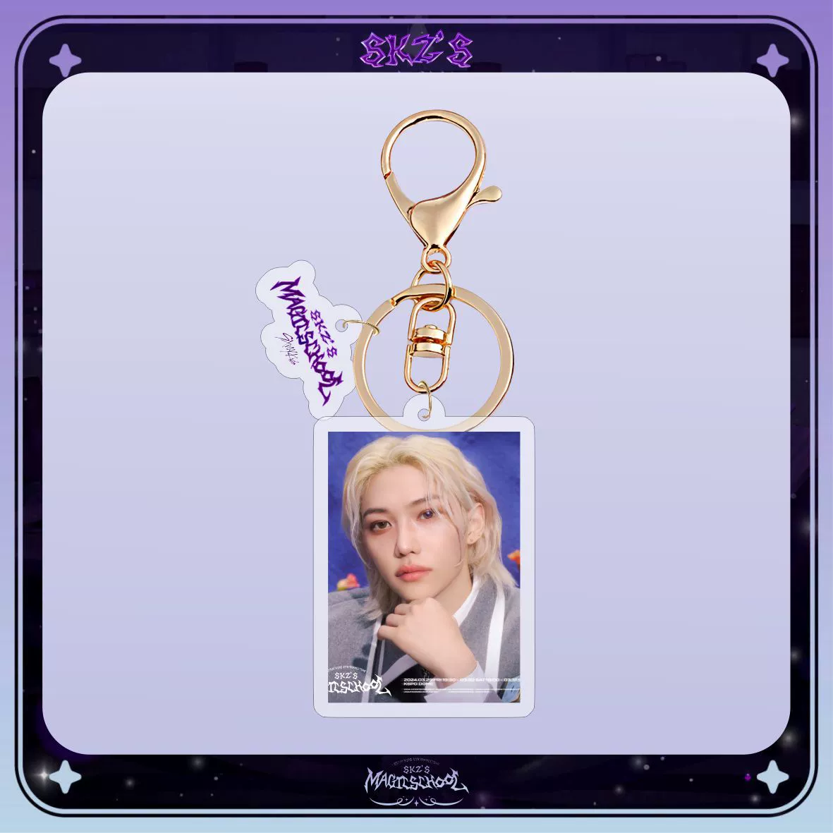 Stray Kids 24-летний Ackle Key Buckle Jewelry Wing Xing Zhou Bian Huang Yanchen KOOP