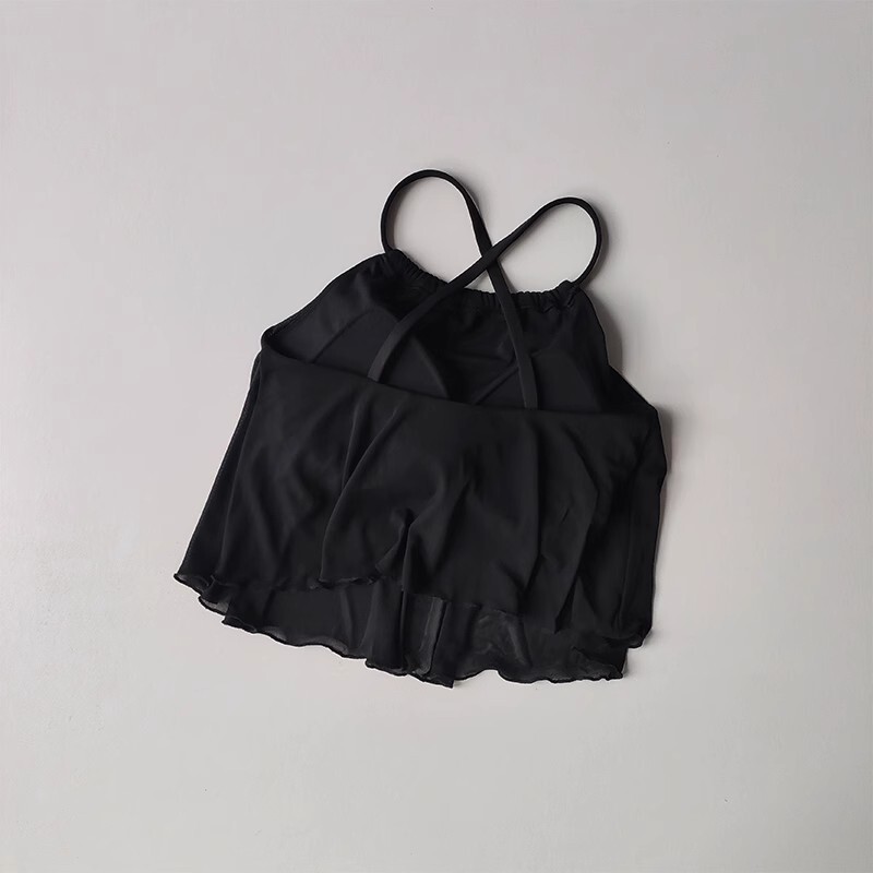 云感网纱瑜伽服背心女带胸垫健身上衣普拉提吊带运动文胸美背背心|undefined