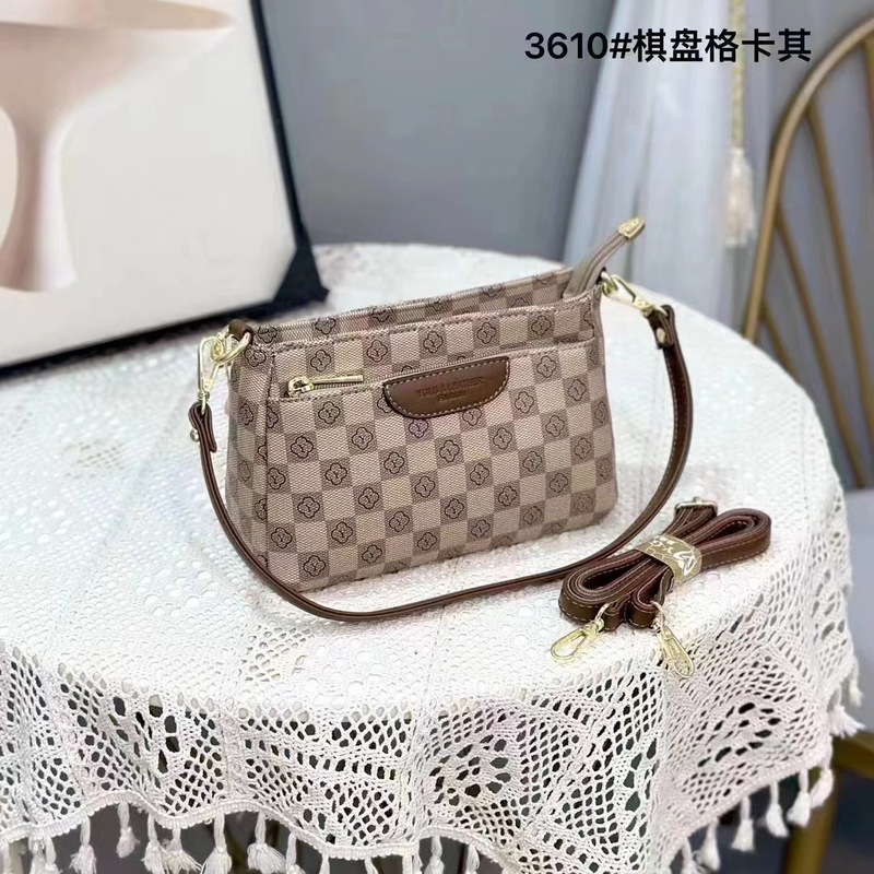多层手提包复古女包经典新款时尚质感女单肩包百搭气质斜跨小方包|undefined