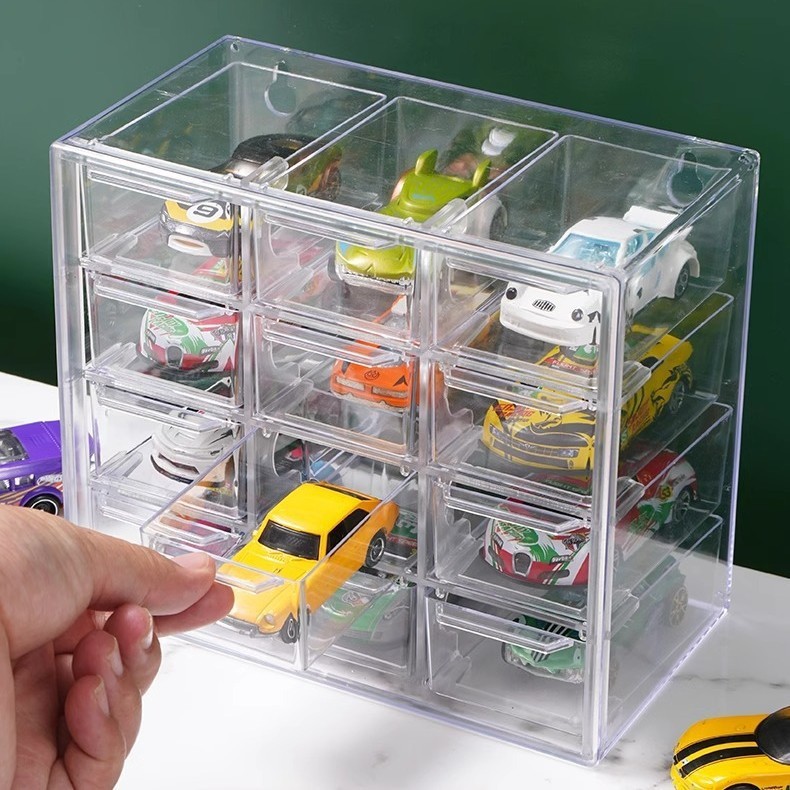1:64合金小型自動車収納ケース風火輪多美カード児童ポケット車整理神器多層陳列棚|undefined