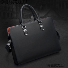 斜挎包男士公文包男包大容量牛皮单肩休闲商务手提包电脑包皮包