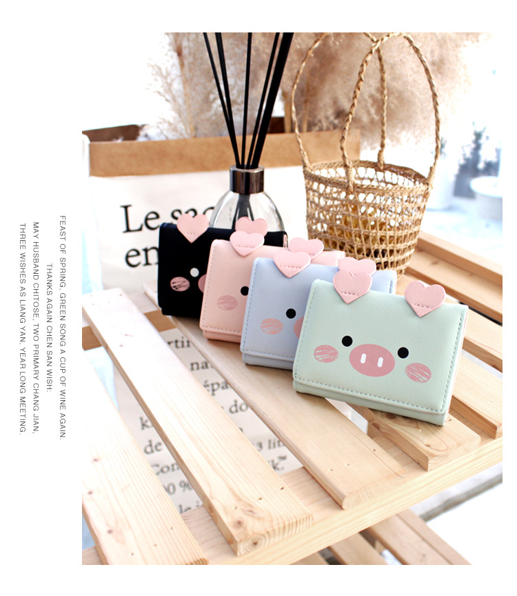 60g Weight Polyester Lining Material Flip Cover Closure Type Small Wallet Bags Type Casual, Daily Occasion Women's Animal Pu Leather Flip Cover Wallets