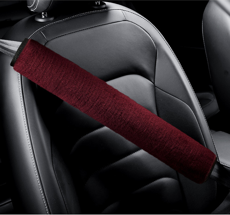 Car Truck universal breathable safety belt cover 27CM50CM shoulder pad anti-tightening anti-wear safety belt cover plush warm
