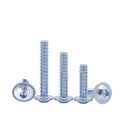 DIN7380-2 Round Head Hex Socket Screws & Bolts, with Washer, Round Head Hex Socket Fasteners