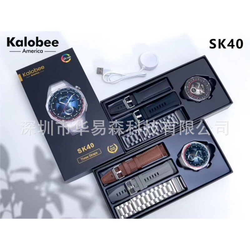 クロスボーダーSK40スマート腕時計丸時計アモルスクリーン心拍数血圧モニタリング運動多機能華強北腕時計|undefined