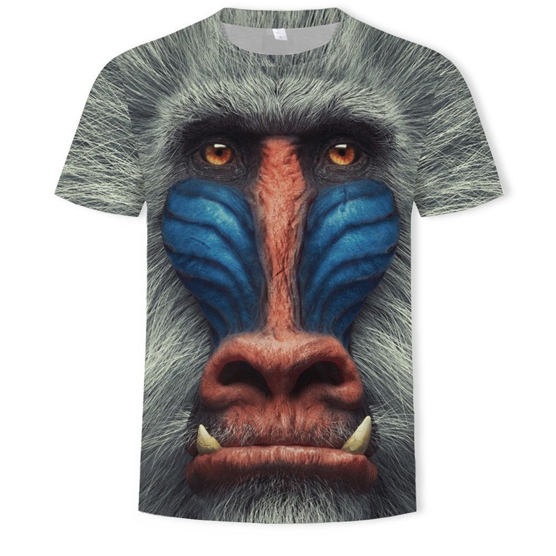新しい夏の 3D プリント Tシャツ半袖 Amazon eBay カジュアルスポーツメンズプリント服面白い|undefined