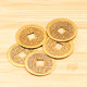 Factory wholesale five emperor money antique copper metal crafts coins brass five emperor money copper coins antique copper coins