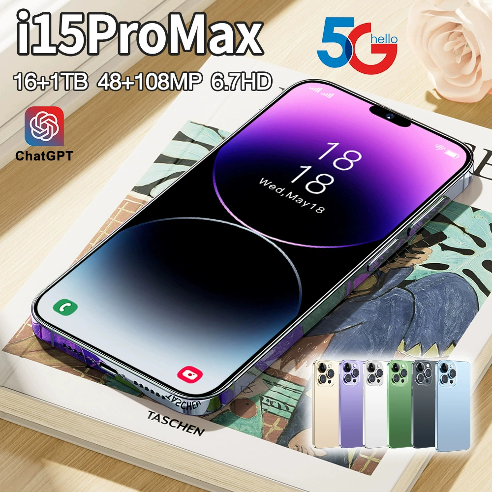 Умные часы, мобильный телефон, intel core i15, 15promax, (跨境贸易), Android, 16Г, 6.7 дюйма, оптовая