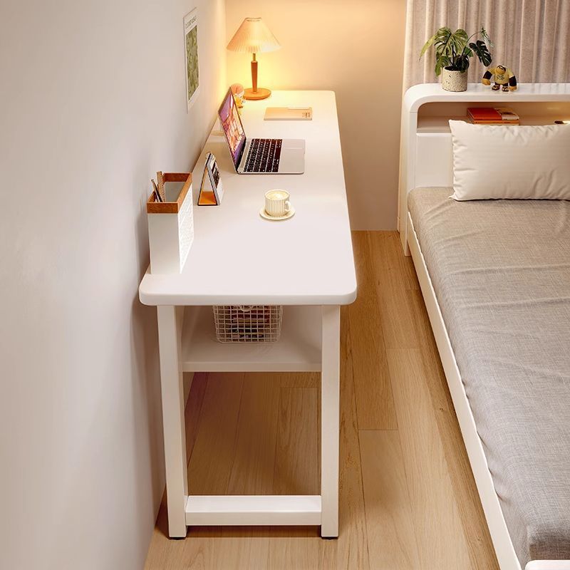 Bedroom Bedside Table Storage Rack Floor-Standing Desk Computer Table Bedside Sandwich Cabinet Bed End Long Table Simple Bookshelf