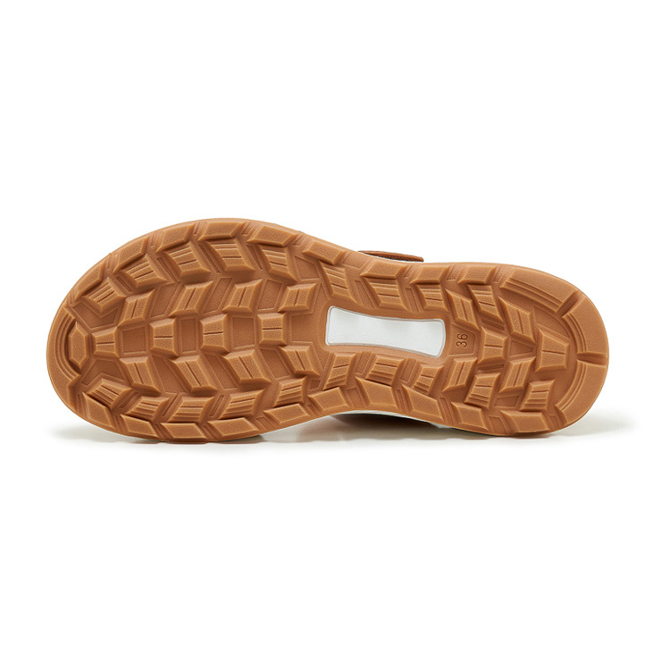 Sandal nữ đế dày khóa kim loại mềm chống trượt — màu đen, màu nâu nhạt, màu mơ chi tiết 33