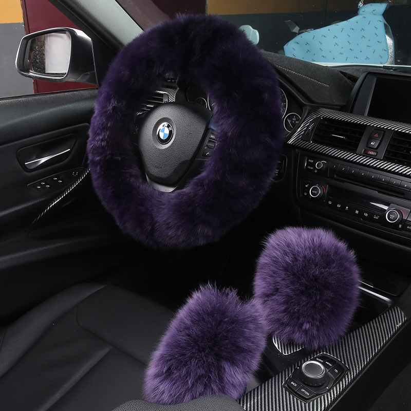 라일락 핸들 커버 + 기어 커버 + 핸드 브레이크 커버