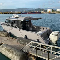 Прямые поставки с фабрики, рыболовная лодка из алюминиевого сплава, частная яхта, морская рыбацкая лодка, может быть оснащена внешней прогулочной лодкой, оффшорная рыбацкая лодка