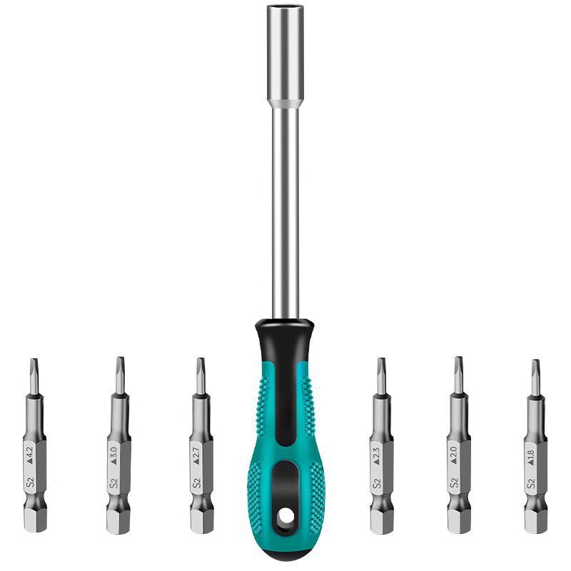 Triangular interior pequeño destornillador de cabeza de lote herramienta de destornillador de forma especial conjunto para horno electromagnético