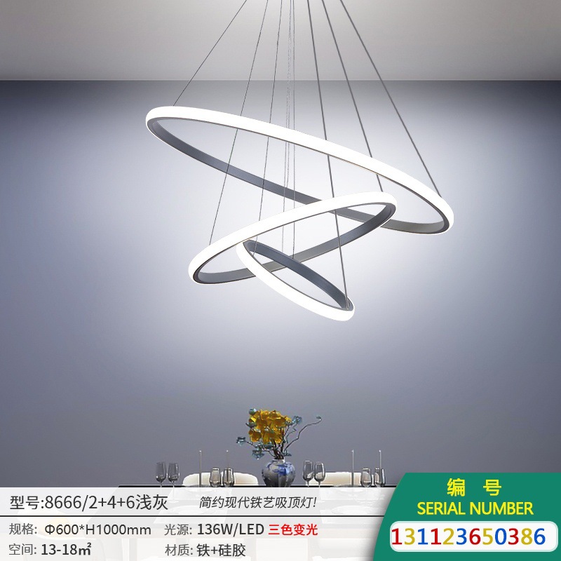 2024 lámpara de aluminio del restaurante barra larga moderna simple lujosa mesa de comedor isla lámpara de escritorio de la recepción de bar una lámpara