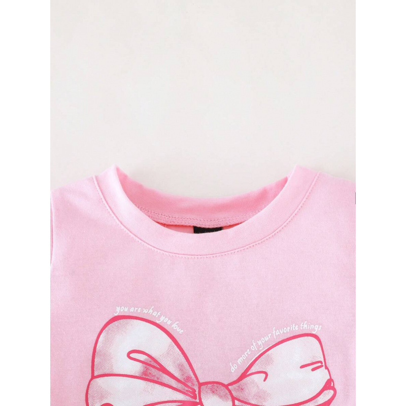 TransfronterizoBaby Girls Casual Daily Outfit Blanco suave cuello redondo