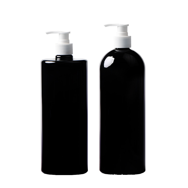 在庫あり 1000ml 丸肩平肩PETボトル プラスチック包装ボトル L09プラスチックポンプ付き ネジ式ローションポンプ|undefined