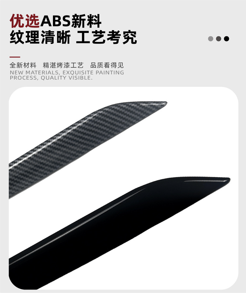 Headlight Eyebrow Sticker for Tiguan MK2.5 2021-2023