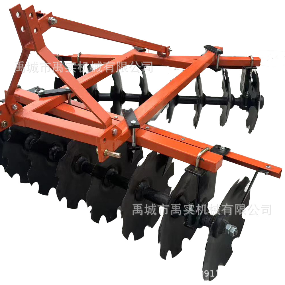 厂家直销家用小型圆盘轻耙中耙 四轮拖拉机带动深耕犁地