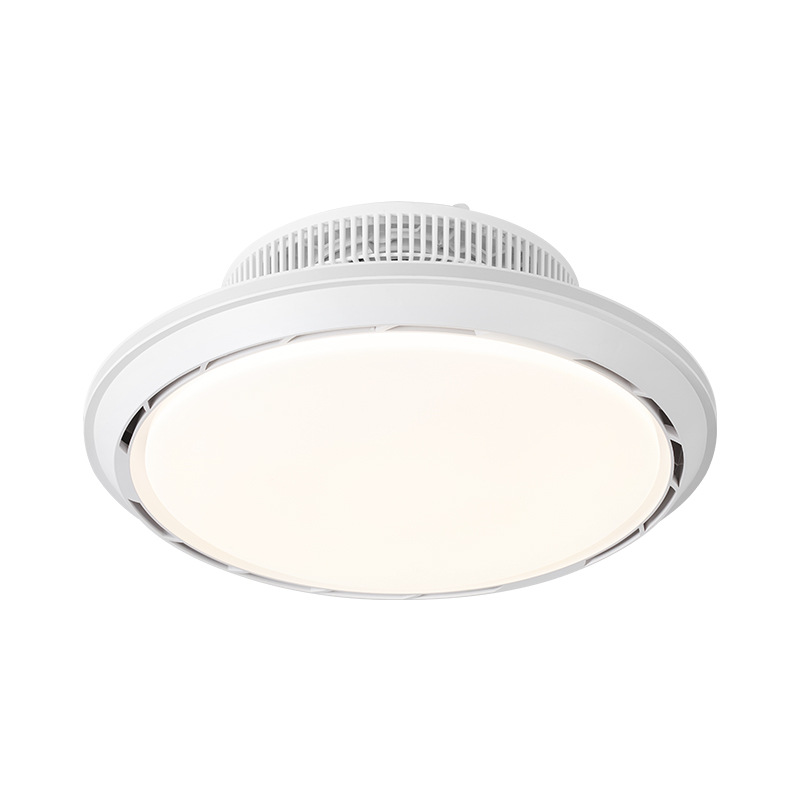 Dormitorio sin lámpara de ventilador simple moderna invisible lámpara de comedor silenciosa ventilador doméstico luminaria de techo 542L image 5