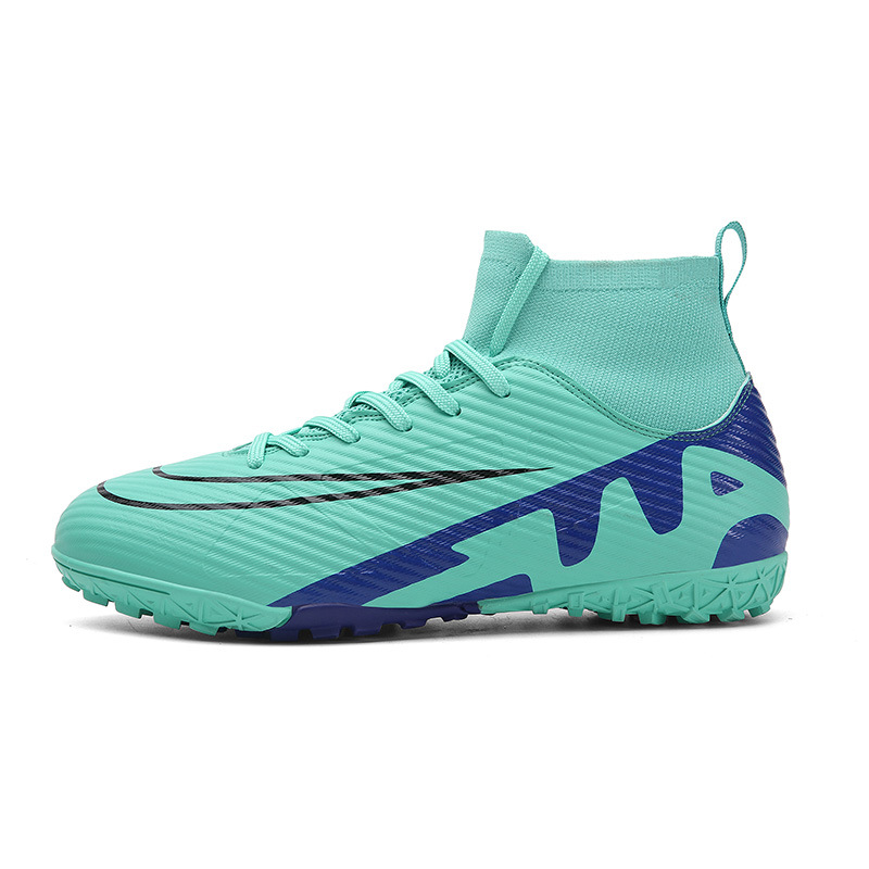 23 transfronteriza más tamaño de alta zapatos de fútbol largo uñas rotas competencia entrenamiento zapatos hombres y mujeres adultos zapatos de fútbol