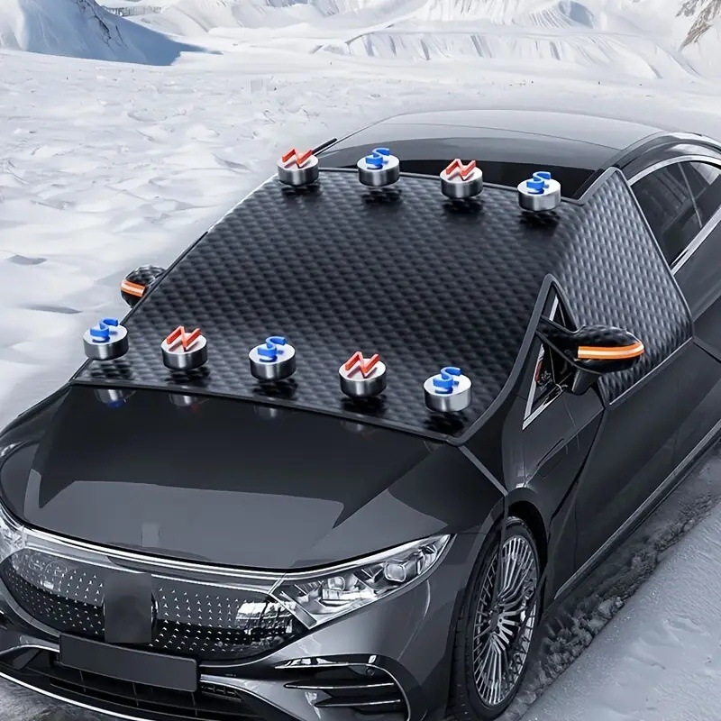 Car Front Glass Snow Shield Car Sun Visor Car Sun Visor Car Snow Cover Car Cover Magnetic Snow Shield