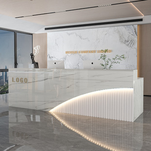 Company Reception Desk Modern Simple Clothing Store Small Bar Table Commercial Store Counter Supermarket Cashier