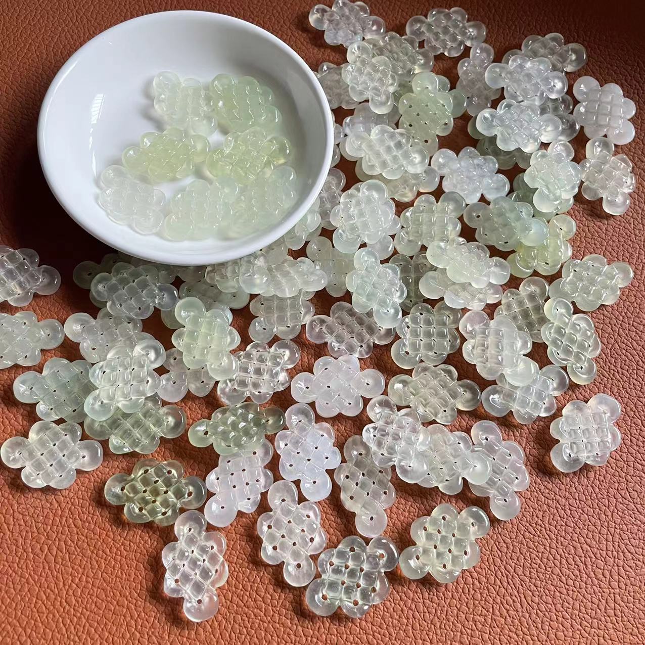 岫玉中国结吊坠