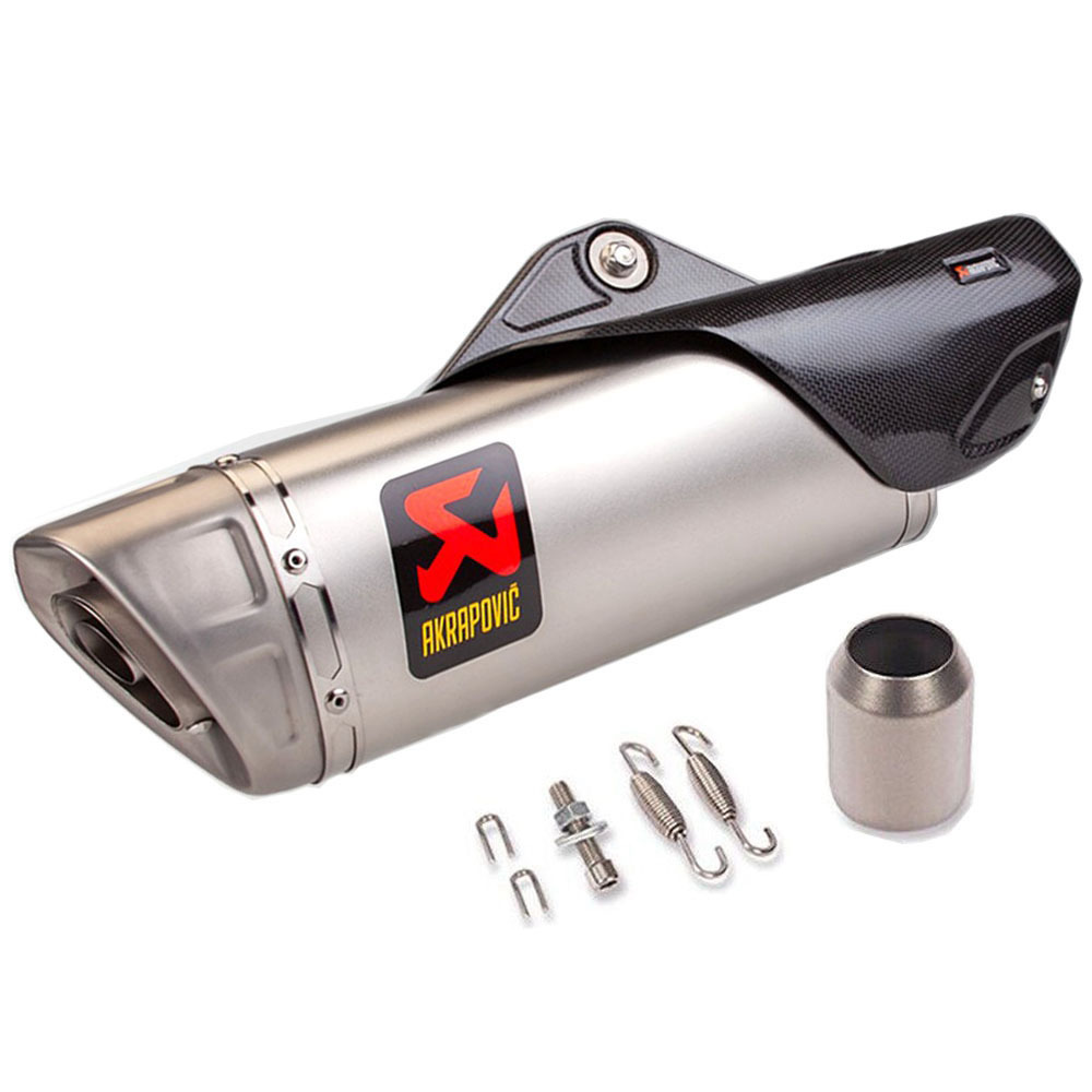 Motorcycle Modification Scorpio R1 Industry and Trade Exhaust Carbon Fiber Titanium Alloy Exhaust Pipe Spring Wind 450SR/DUKE/R1