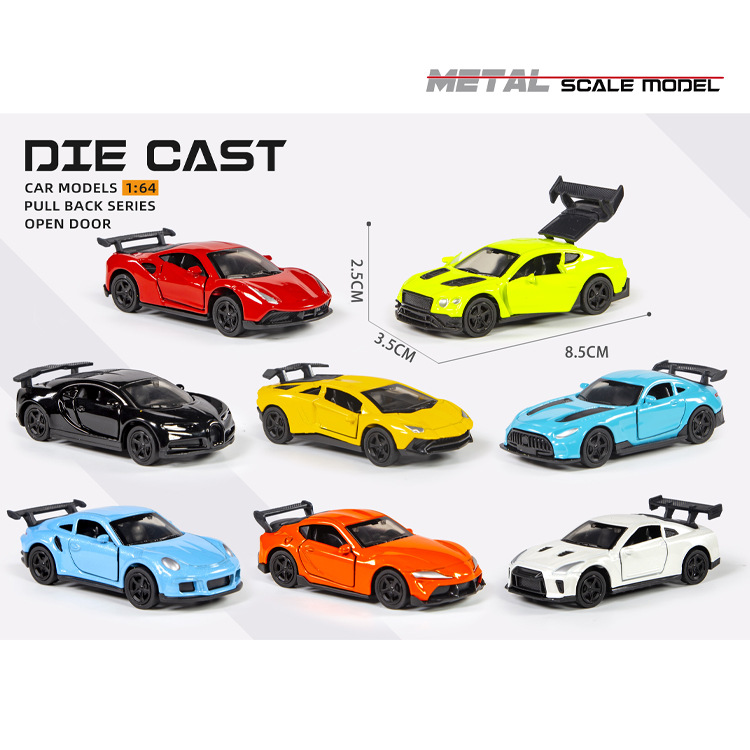 Children's Toys Alloy Car Toy Back Car Boy Toy Alloy Car Sports Car Racing Simulation Car Model Model