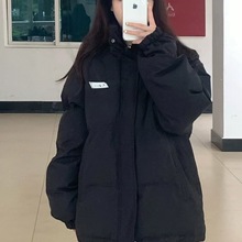 立领棉服女潮ins学生面包服2025冬季新款韩版羽绒棉衣学院风外套