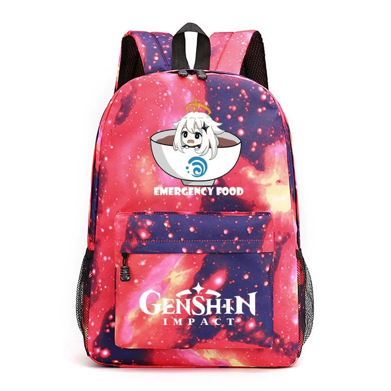 (Cross-border trading), Genshin Impact, starry sky, backpack, school bag for students, Amazon